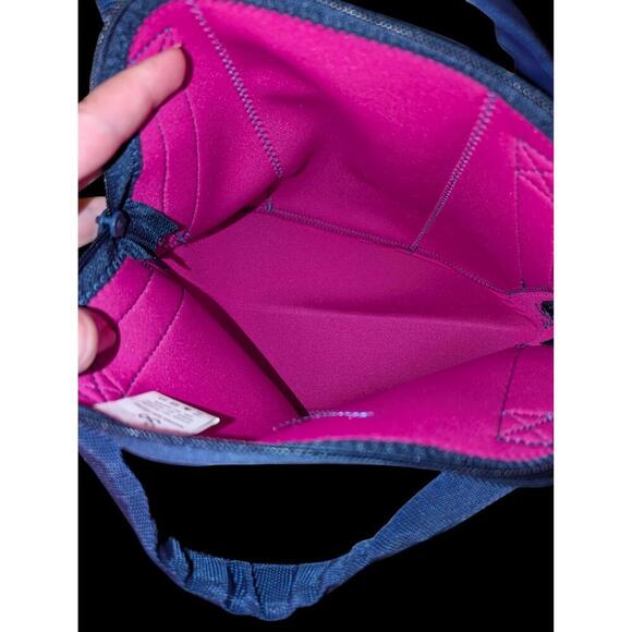 Built Mini Satchel Lunch Bag Size Mini Purple Pink Polka Dot Insulated Portable - Picture 4 of 4